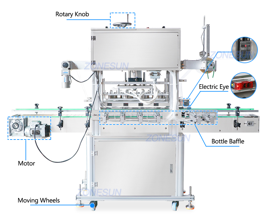 Back Side Of Plastic Tub Sealing Machine