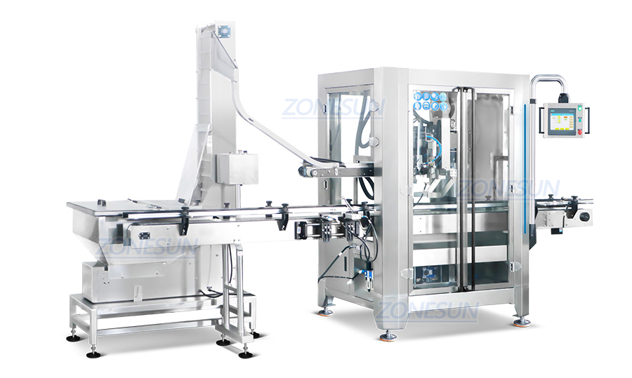 Liquid Soap Canister Capping Machine