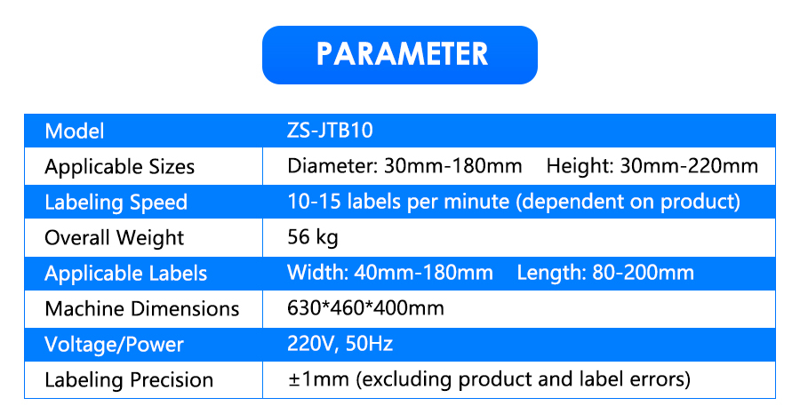 Parameter Mesin Pelabelan Lem