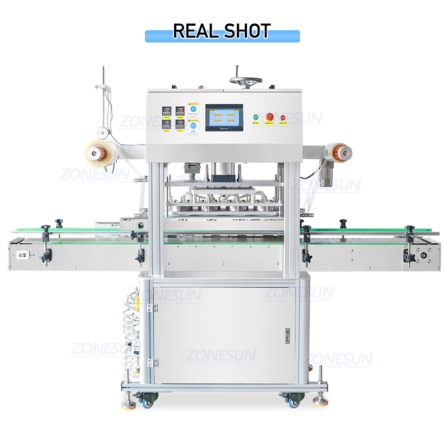 Plastic Tub Film Sealing Machine