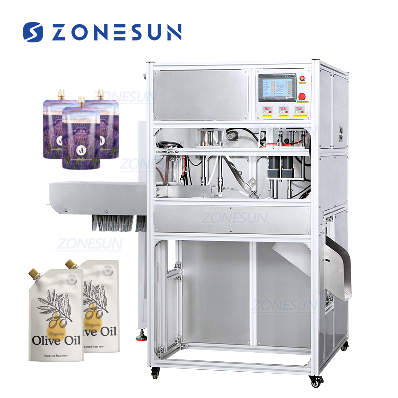 Automatic Spout Pouch Filling Machine1