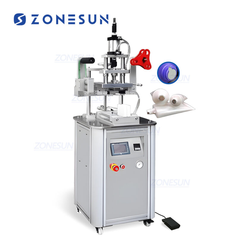 Squeeze Tube Foil Lid Sealing Machine