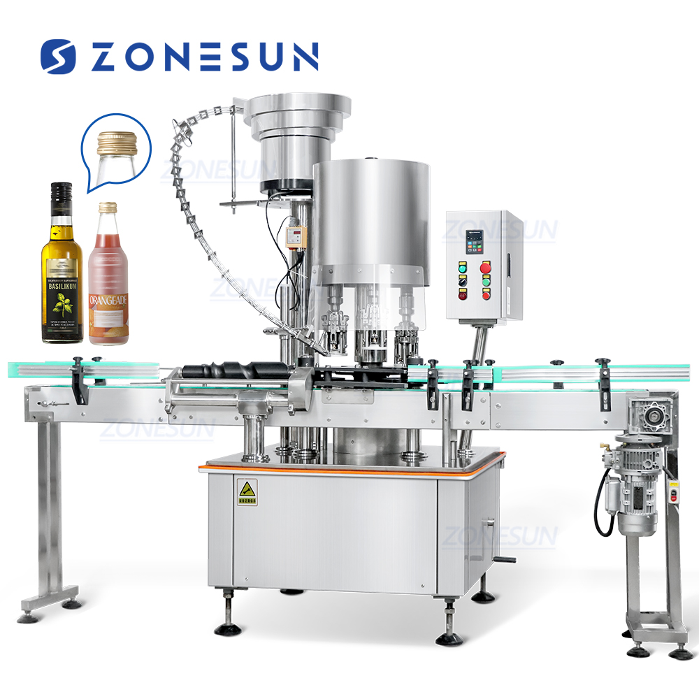 Zs Xg440c4 Mesin Penutup Botol Soda Minyak Zaitun Otomatis Ropp Capping