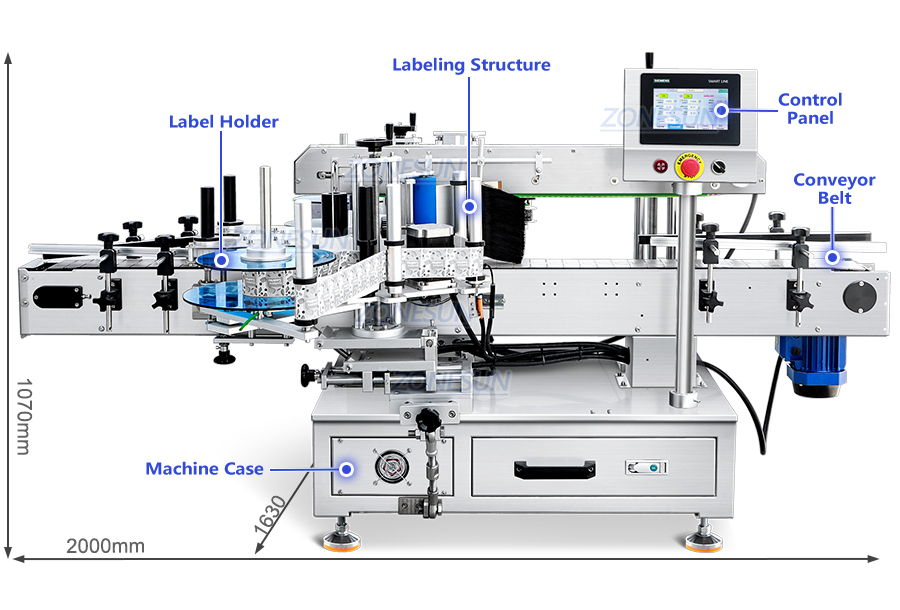 Square Bottle Labeling Machine1