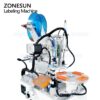 Máquina etiquetadora plana semiautomática