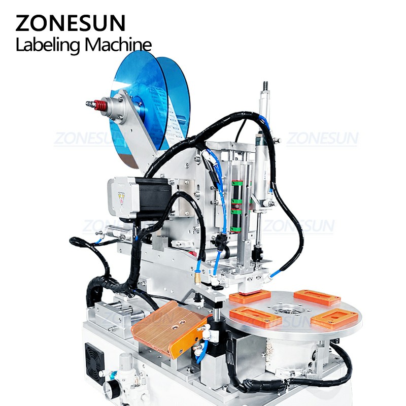 Máquina etiquetadora plana semiautomática