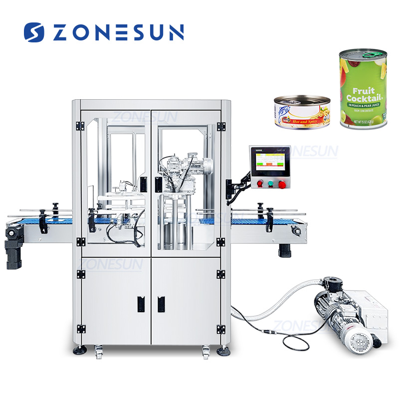 Selladora automática al vacío de latas Selladora automática al vacío de latas