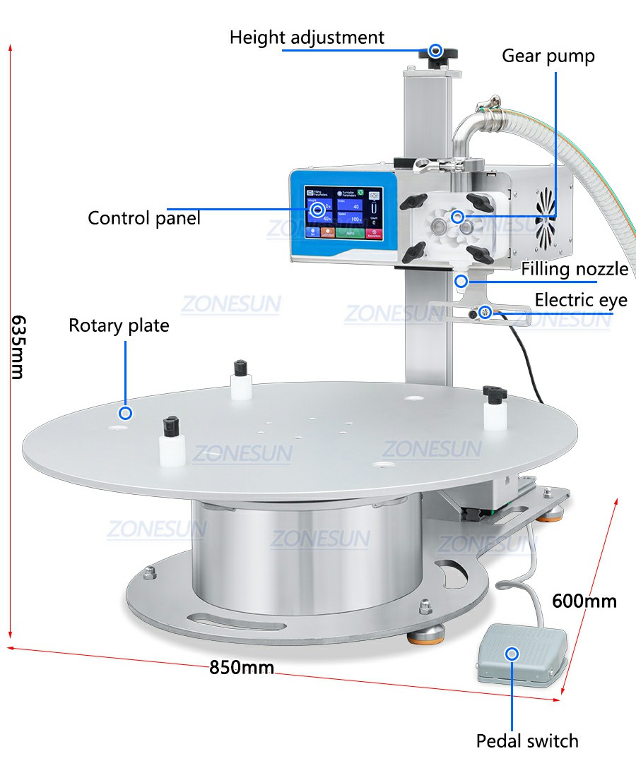 Rotary Filling Machine For Paste Rotary Filling Machine For Paste