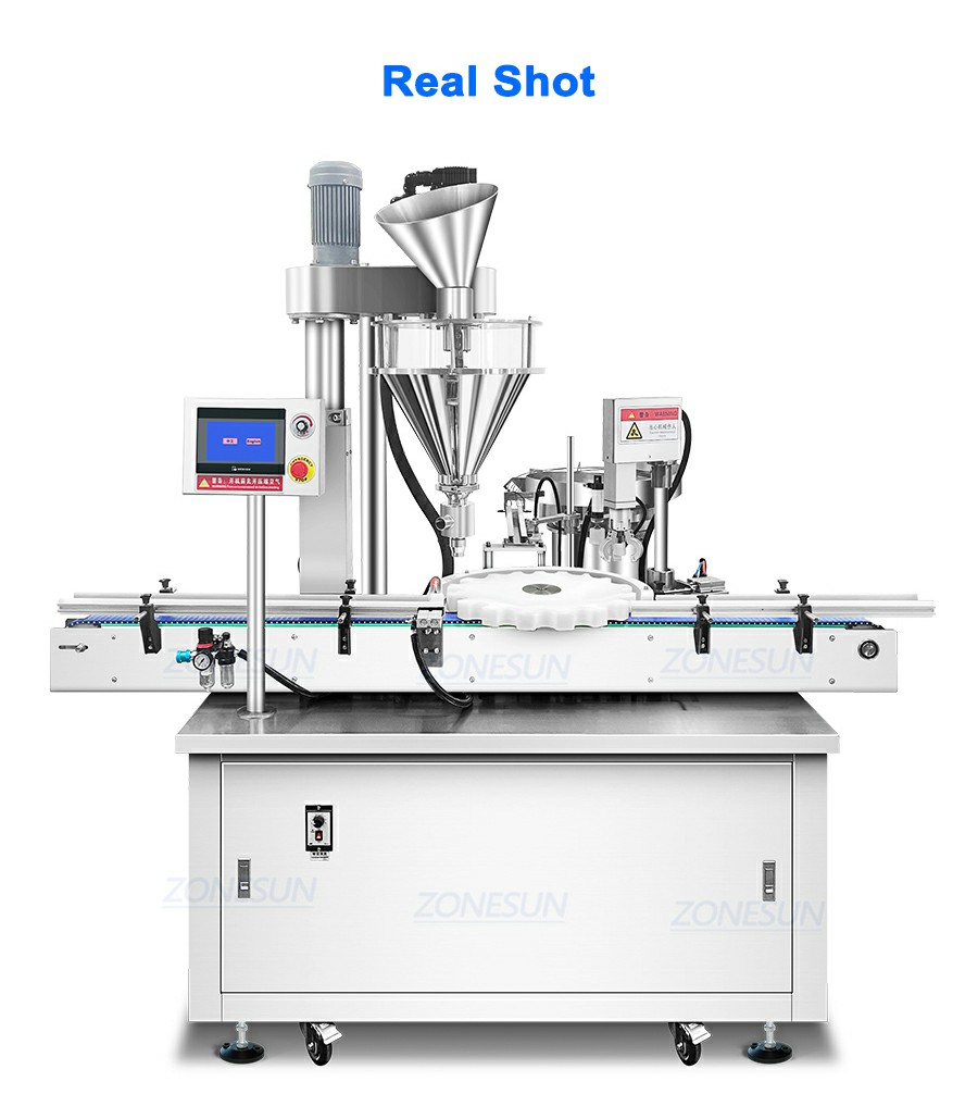 Automatic Baby Powder Bottle Filling Capping Machine Automatic Baby Powder Bottle Filling Capping Machine