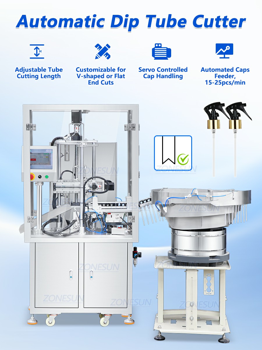 Mesin Pemotong Tabung Celup Pompa Dispenser Otomatis