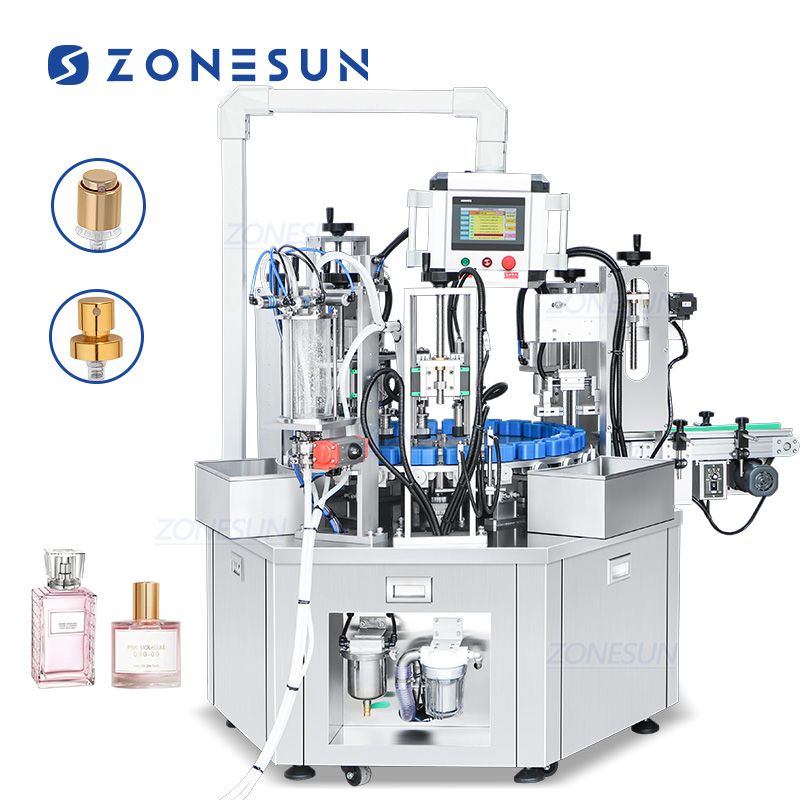 Perfume Bottle Rinser Filler Capper Machine