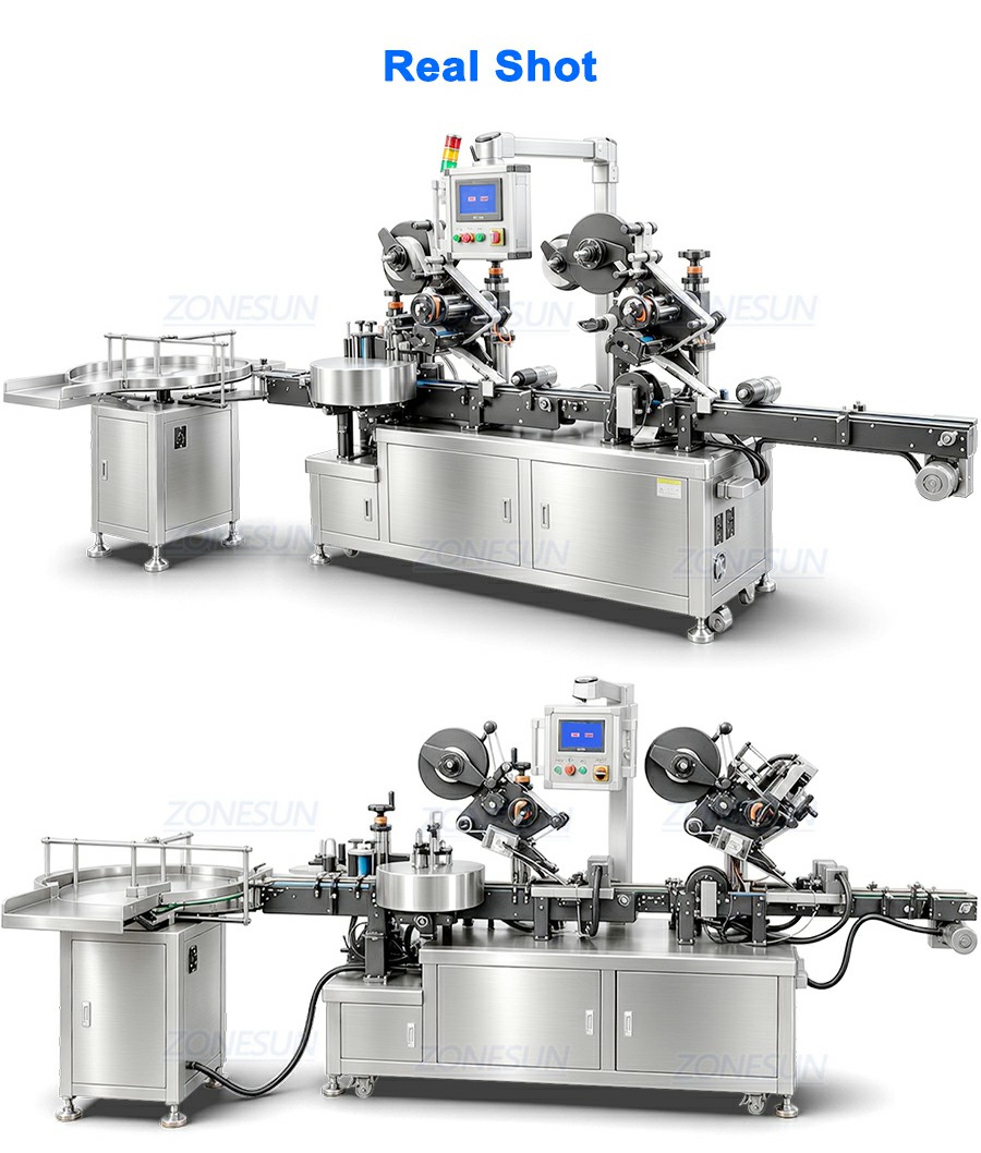 Automatic Cream Bottle Labeling Machine