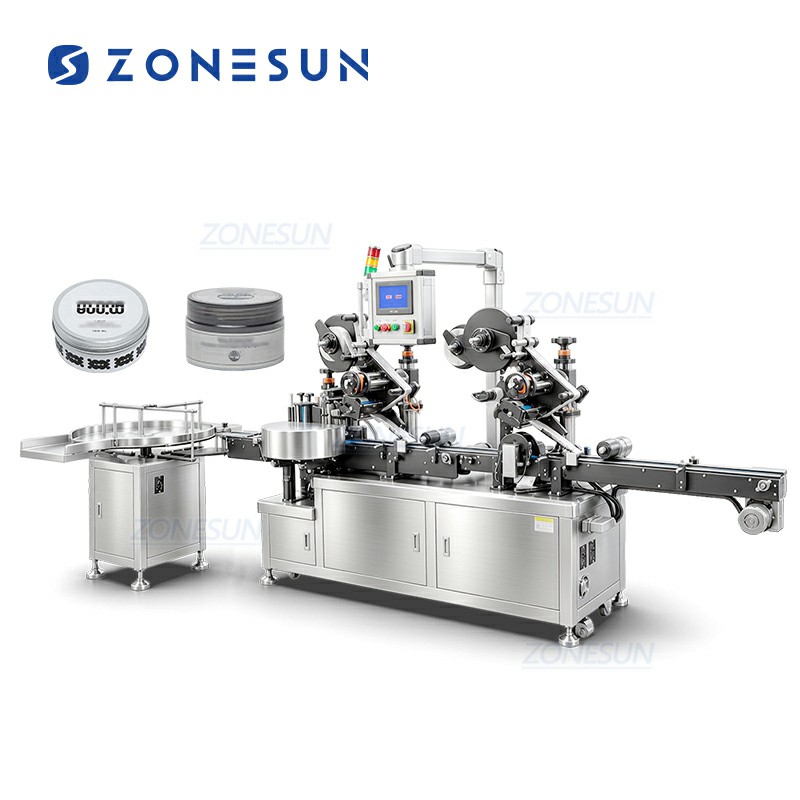 Automatic Hair Wax Bottle Labeling Machine Automatic Hair Wax Bottle Labeling Machine
