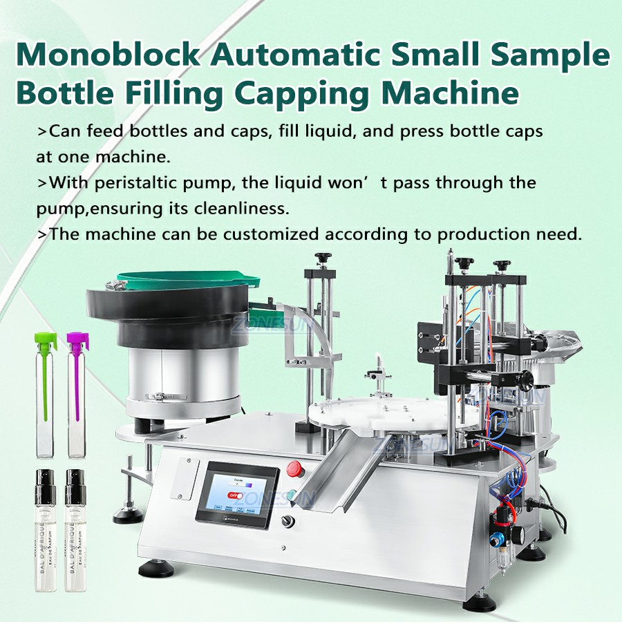 Automatic Perfume Sampler Bottle Filling Capping Machine Automatic Perfume Sampler Bottle Filling Capping Machine