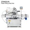 Máquina automática de llenado de líquidos viscosos con mezclador