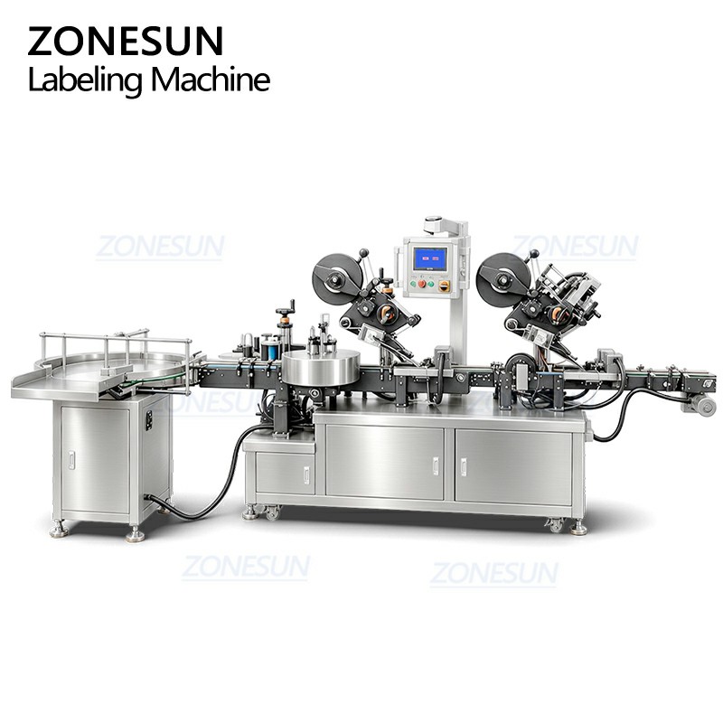 Bottle Side Top And Bottom Labeling Machine