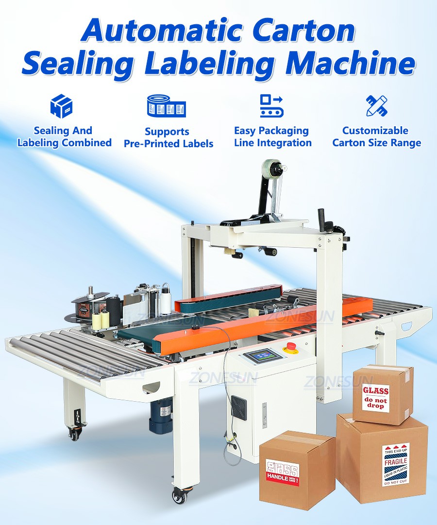Compact Case Tape Sealer And Labeler Compact Case Tape Sealer And Labeler