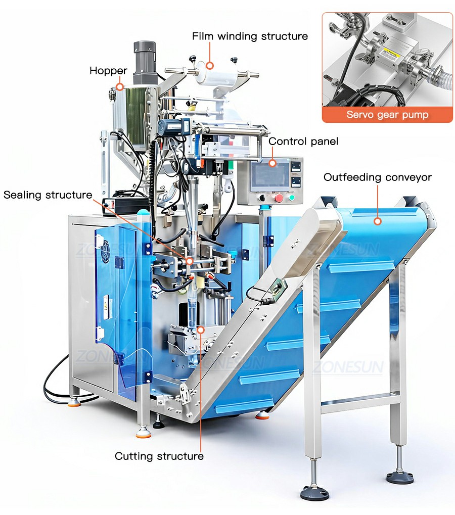 Sachet Filling Sealing Machine Sachet Filling Sealing Machine