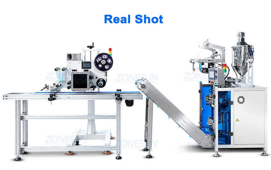Small Sachet Filling Sealing Labeling Machine Small Sachet Filling Sealing Labeling Machine