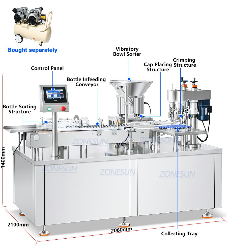 40BPM Vial Capping Machine