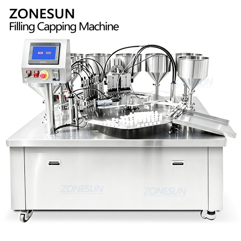 Mini Paint Pot Filling Capping Machine Mini Paint Pot Filling Capping Machine