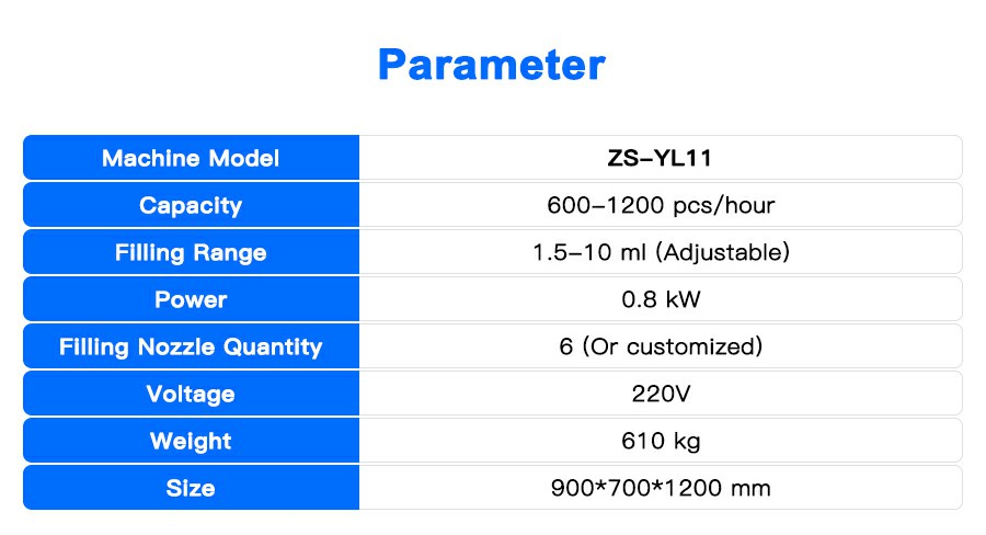 Parameter Of Acrylic Paint Pot Filling And Capping Machine Parameter Of Acrylic Paint Pot Filling And Capping Machine