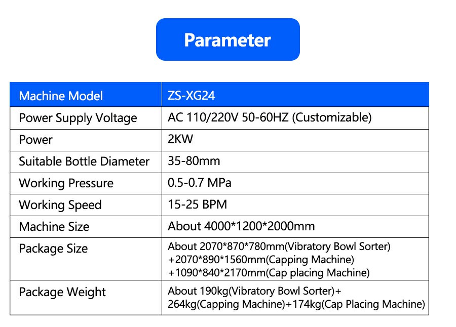 Parameter Of Automatic Hand Wash Capping Machine Parameter Of Automatic Hand Wash Capping Machine