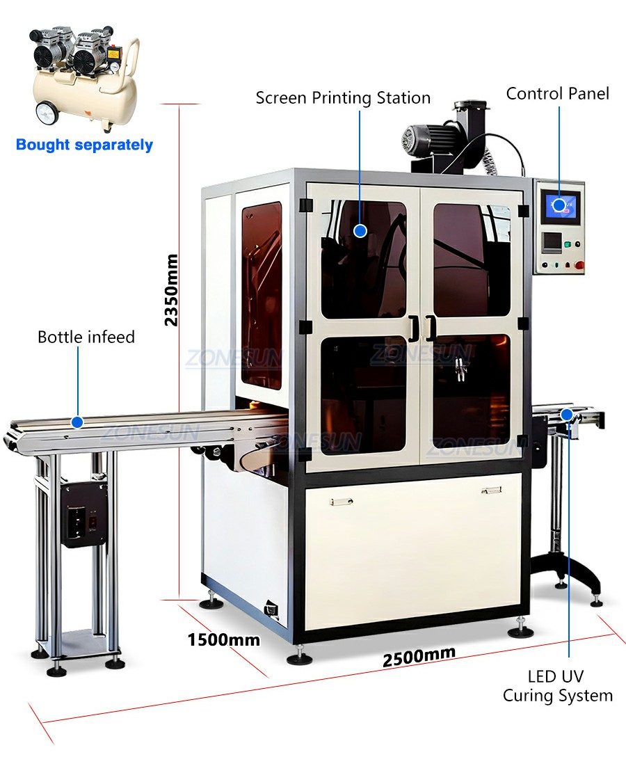 Screen Printing Machine For Cosmetic Jars Screen Printing Machine For Cosmetic Jars