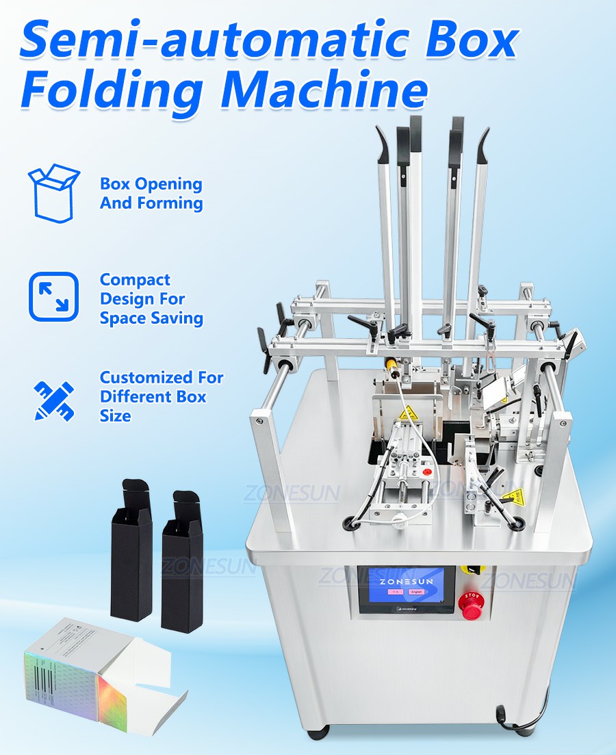 Small Paperboard Box Folding Machine Small Paperboard Box Folding Machine