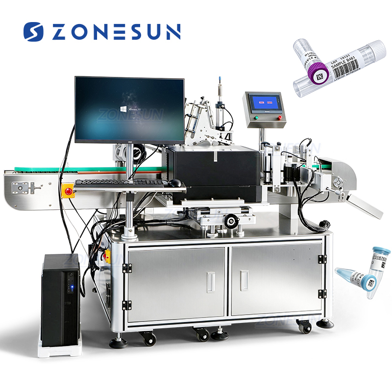 Automatic Centrifuge Tube Label Applicator Automatic Centrifuge Tube Label Applicator