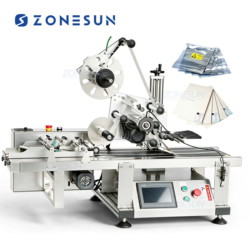 Tabletop Zipper Bag Labeling Machine Tabletop Zipper Bag Labeling Machine