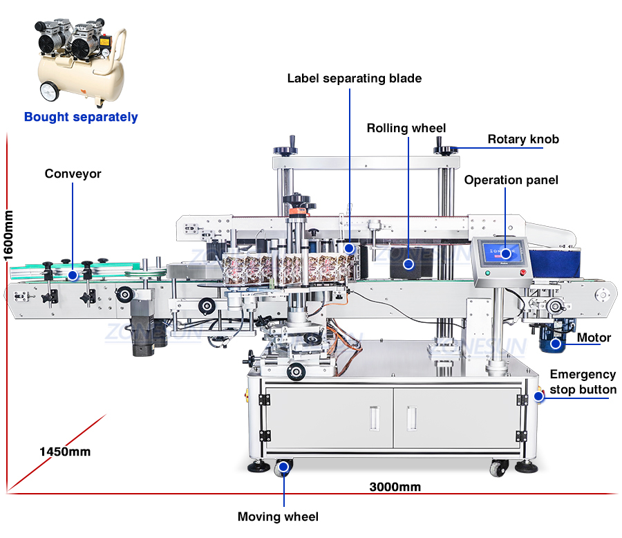 Vertical Automatic Labeling Machine Vertical Automatic Labeling Machine
