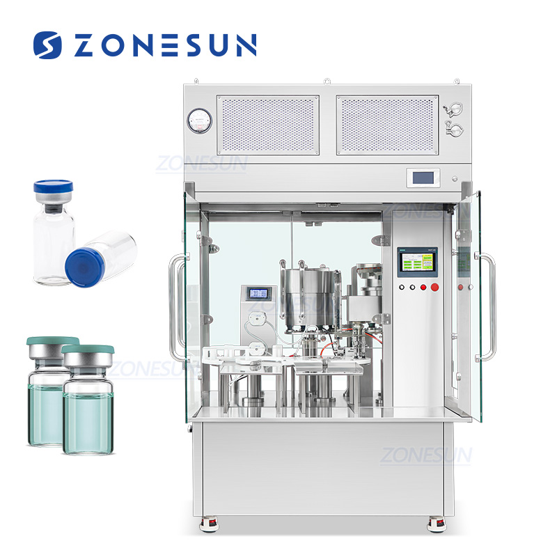 Vial Filling Stoppering Capping Machine