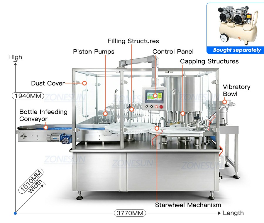 Máquina automática de llenado de bebidas de belleza Máquina automática de llenado de bebidas de belleza